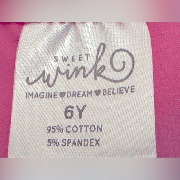 SWEET WINK NWOT Sz 6 Pink Dress with Rainbow Sequin Skirt - Picture 4 of 4